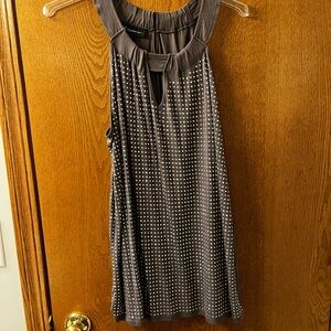 INC International Concepts Gray Sleeveless Studded Tunic